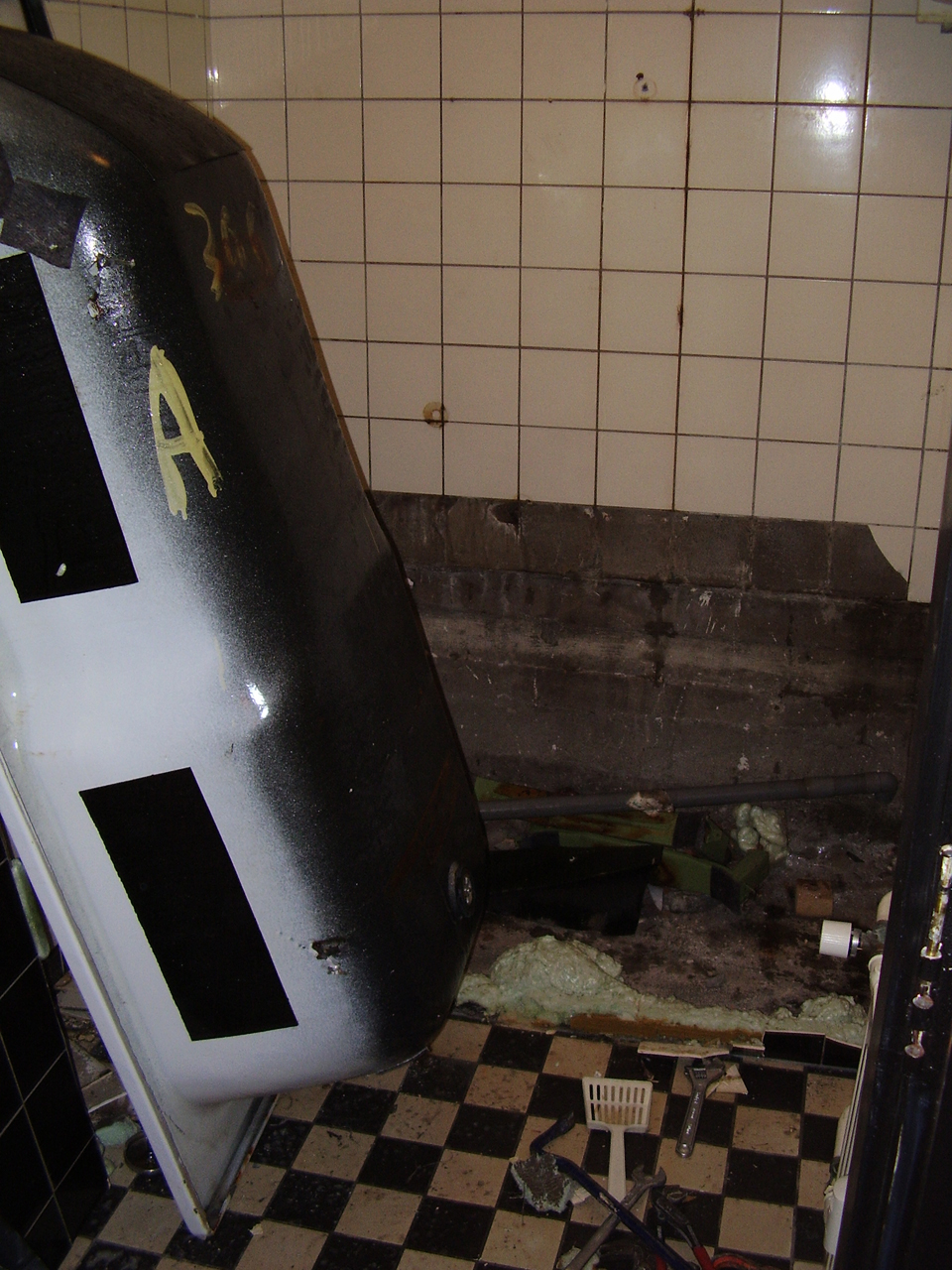 Badkamer renovatie in jaren 70 stijl